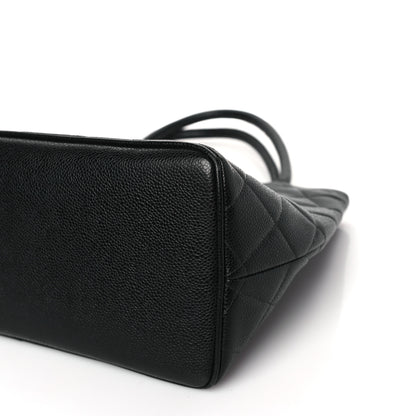 Chanel Caviar Quilted Medallion Tote Black 9 of 9