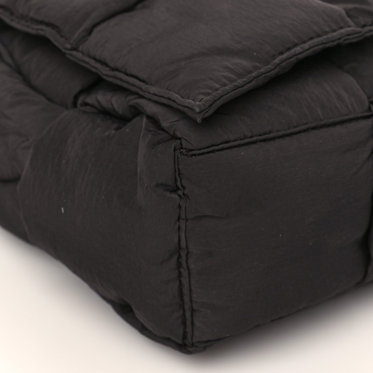 Nylon Intrecciato Padded Tech Cassette Bag Fondant