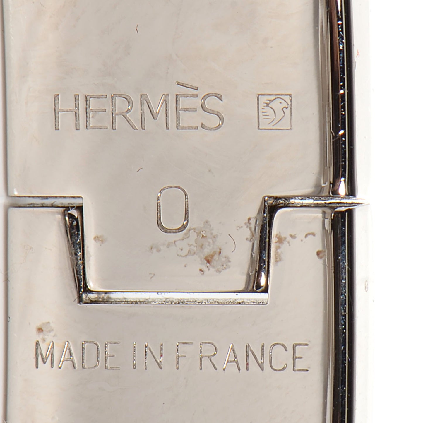 Enamel Clic Clac H Narrow Bracelet GM Rouge
