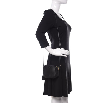 Saint Laurent Calfskin Small Classic Monogram Camera Bag Black 2 of 9