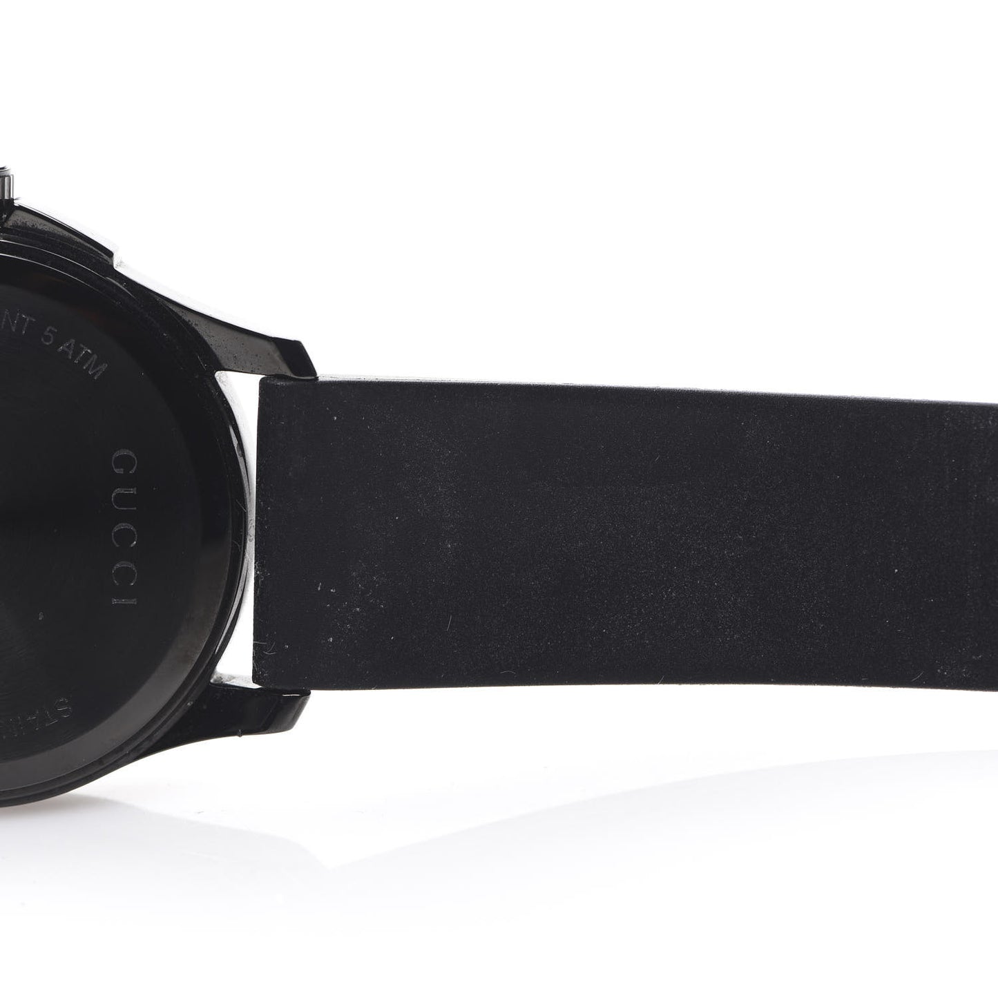 PVD Stainless Steel Rubber 38mm G-Timeless Angry Cat Quartz Watch Black