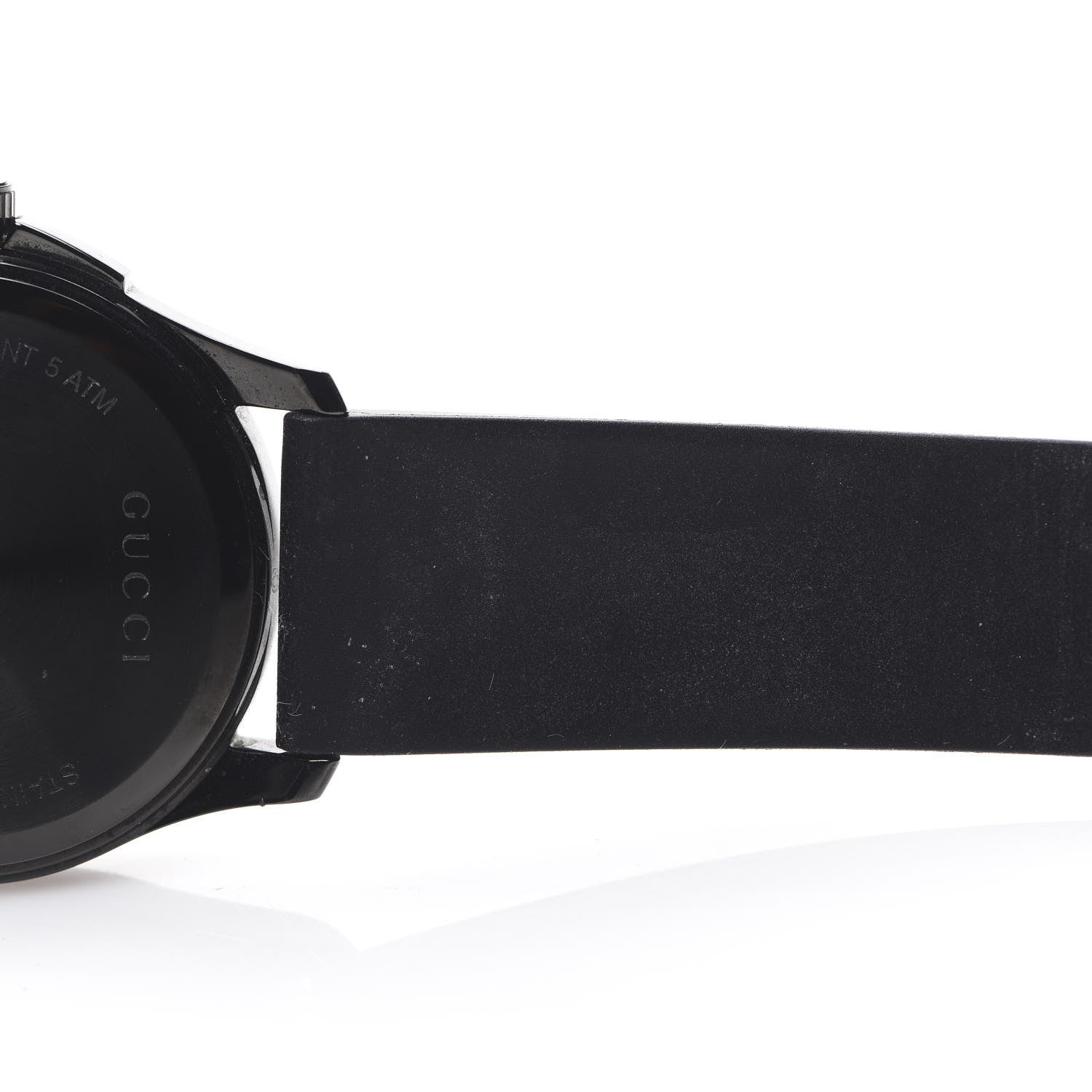 Gucci PVD Stainless Steel Rubber 38mm G-Timeless Angry Cat Quartz Watch Black 5 of 8