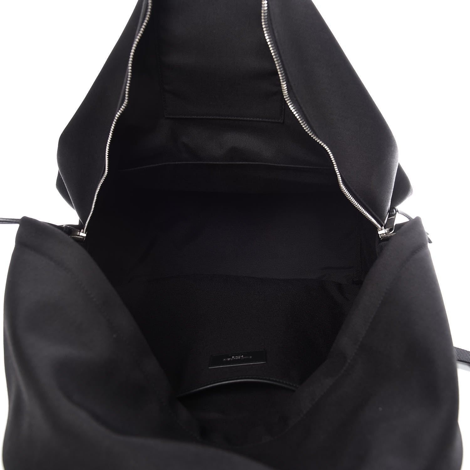 Saint Laurent Canvas Nylon Giant City Backpack Black 7 of 10