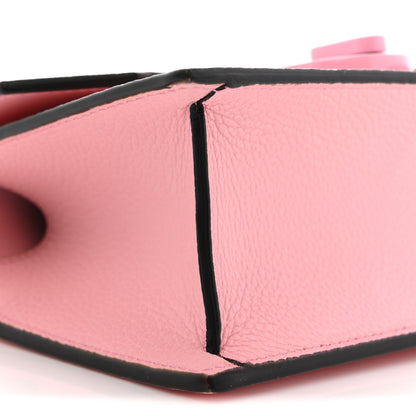 Christian Louboutin Calfskin Empire Silk Mini Elisa Top Handle Bag Soupir Multicolor 8 of 11