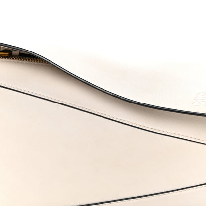 Loewe Calfskin Puzzle Hobo White 8 of 10