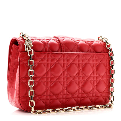 Christian Dior Lambskin Cannage Medium Miss Dior Flap Red 4 of 10