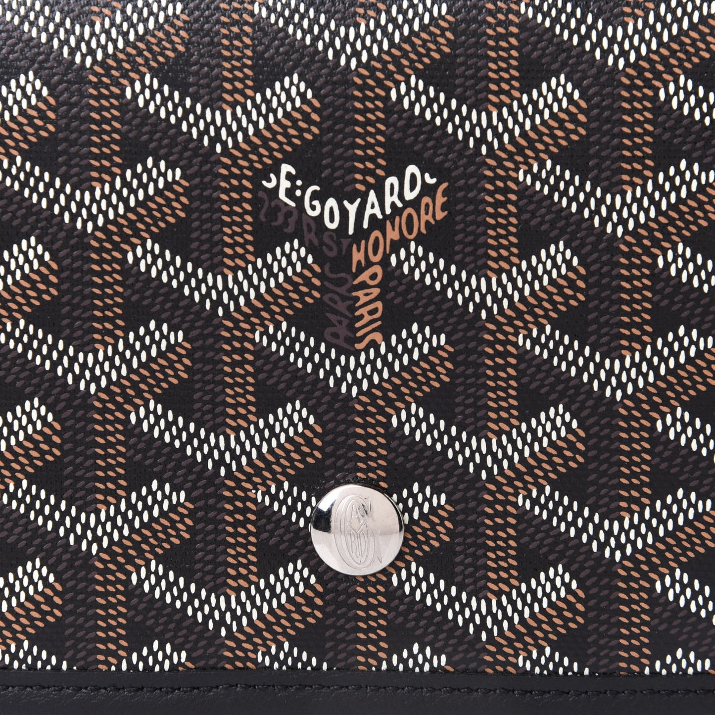 Goyardine Plumet Wallet Clutch Black