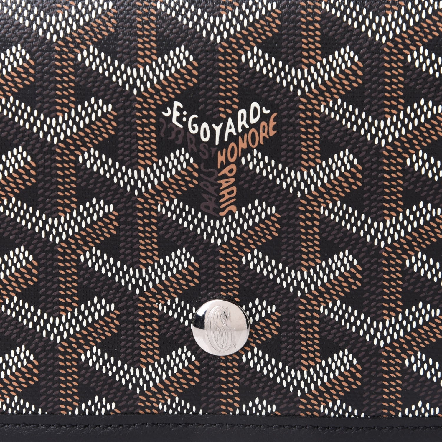 Goyard Goyardine Plumet Wallet Clutch Black 8 of 10