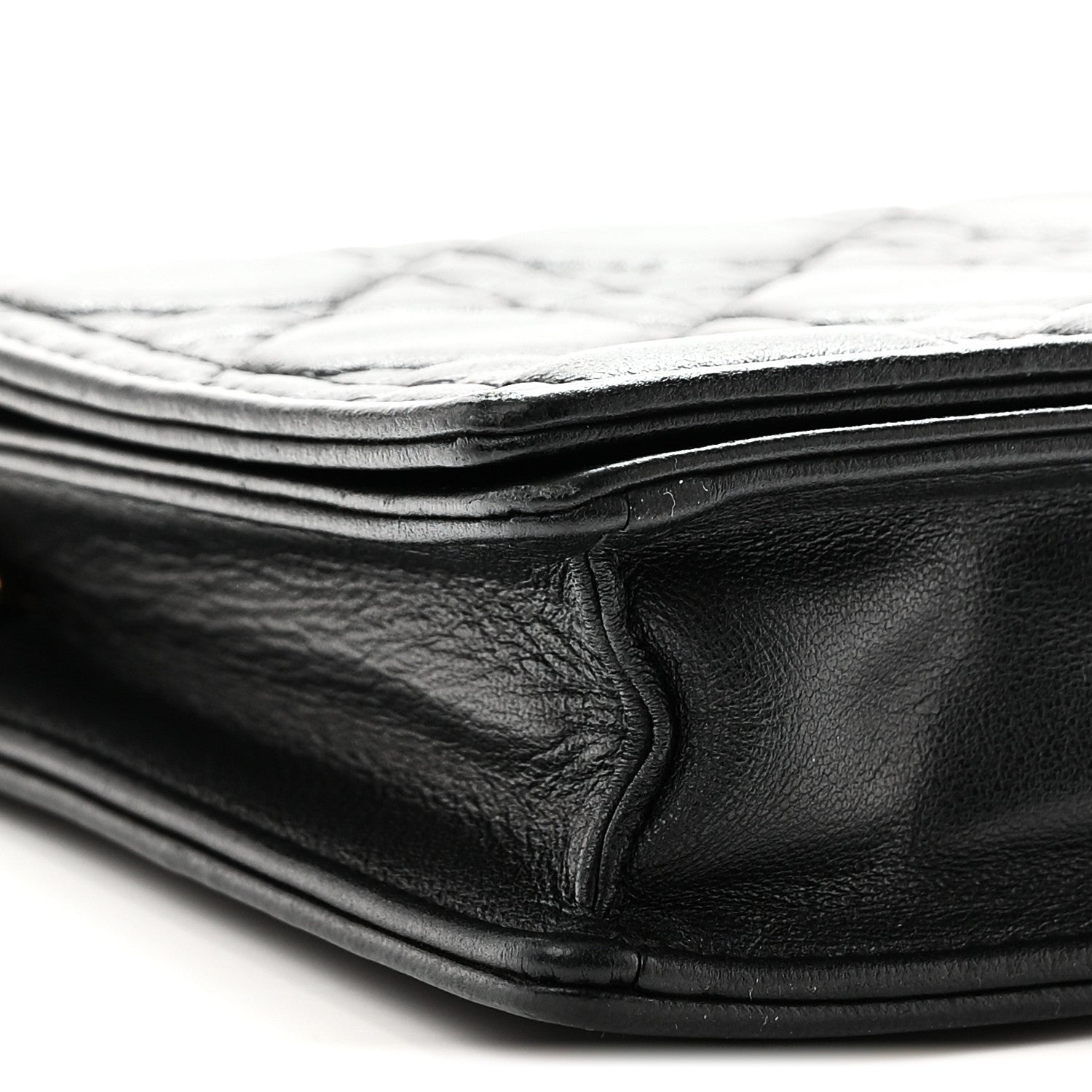 Christian Dior Lambskin Cannage Lady Dior Pouch Black 10 of 11