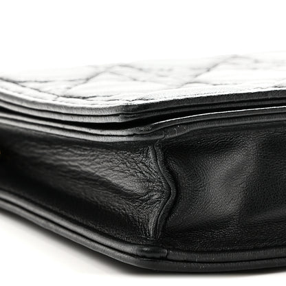 Christian Dior Lambskin Cannage Lady Dior Pouch Black 10 of 11