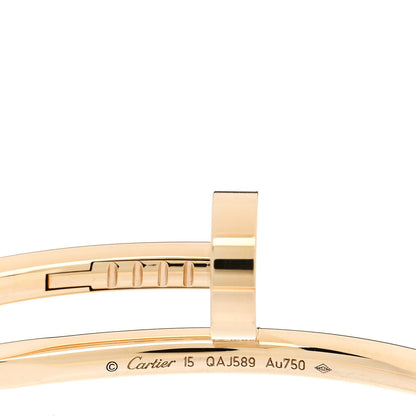 Cartier 18K Yellow Gold Juste Un Clou Bracelet 15 4 of 5