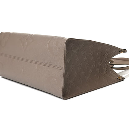 Louis Vuitton Empreinte Monogram Giant Onthego MM Tourterelle 9 of 12