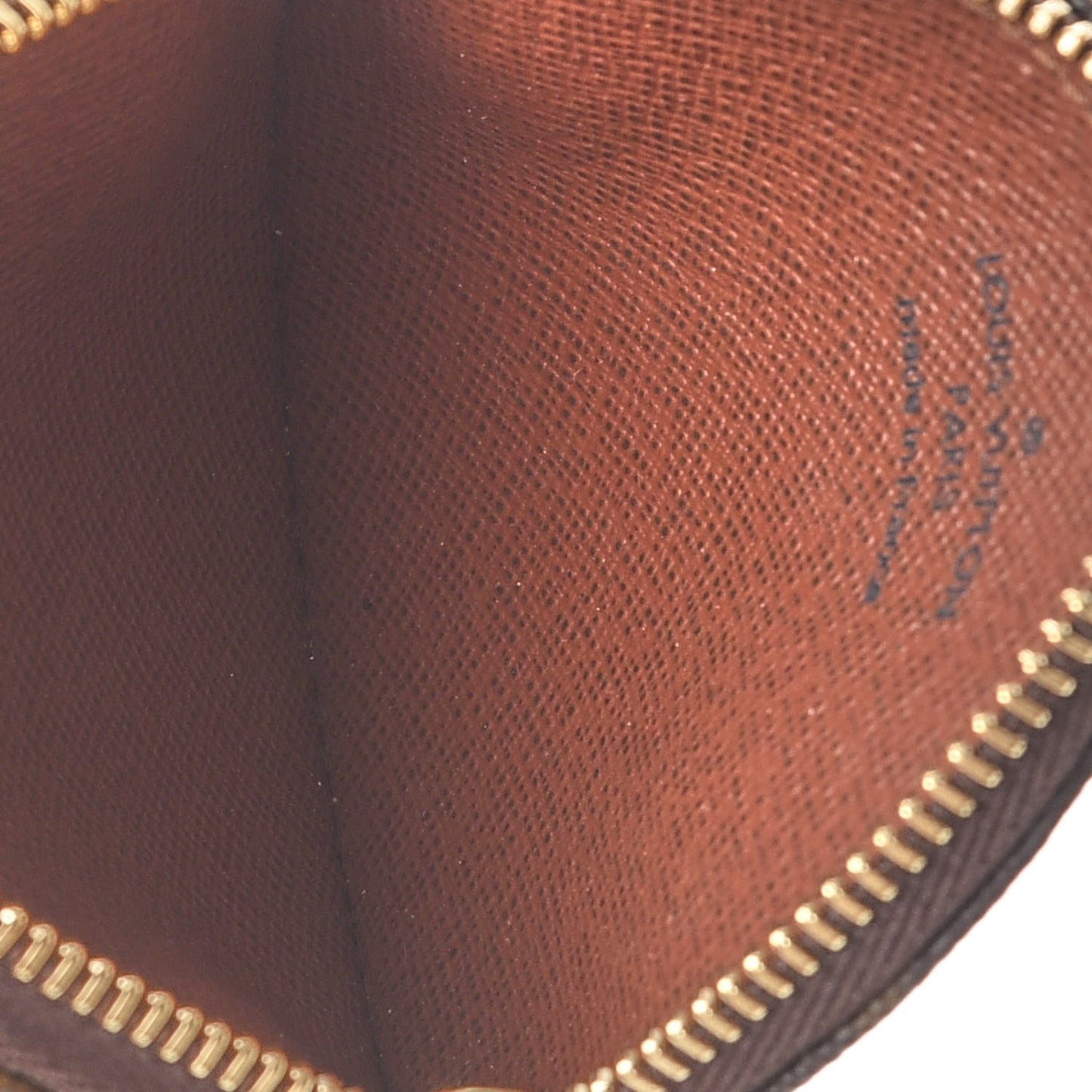 Monogram Round Coin Purse