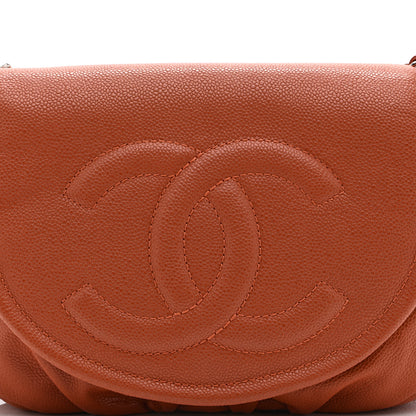 Chanel Caviar Half Moon Large Flap Pink 8 of 10