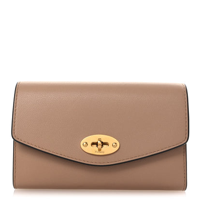 Mulberry Classic Grain Medium Darley Wallet Rosewater 1 of 8