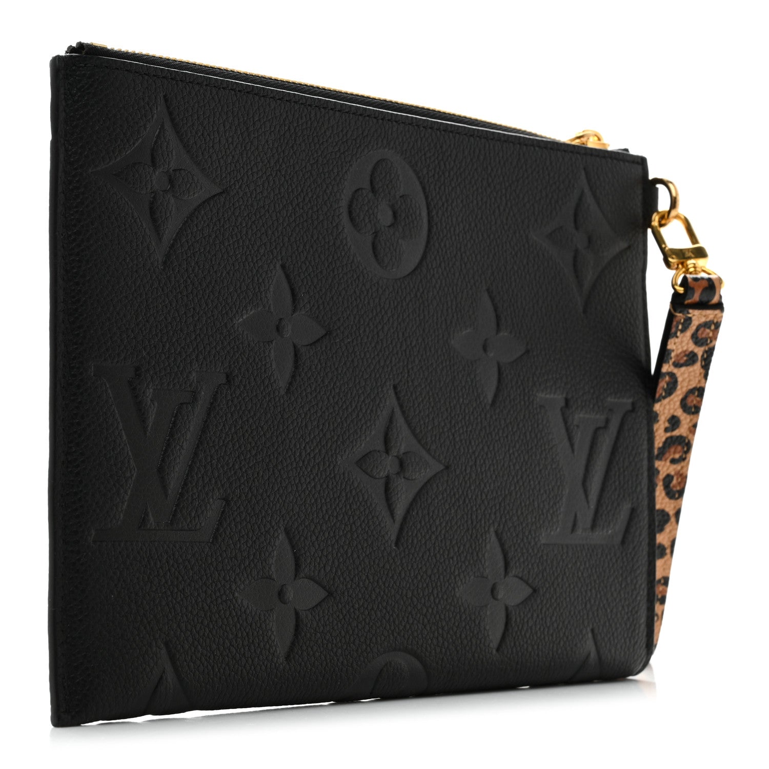 Louis Vuitton Empreinte Monogram Giant Wild at Heart Pochette Melanie MM Black 3 of 6