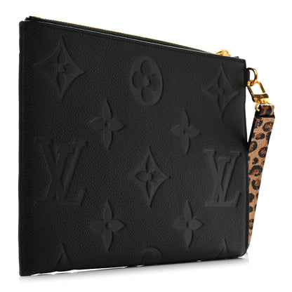 Louis Vuitton Empreinte Monogram Giant Wild at Heart Pochette Melanie MM Black 3 of 6