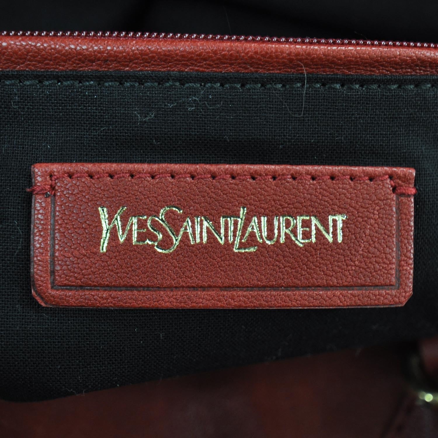 Saint Laurent Sheepskin Large Cabas ChYc Red 7 of 9