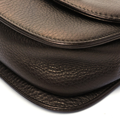 Gucci Calfskin Mini Bamboo Night Evening Bag Bronze 10 of 10