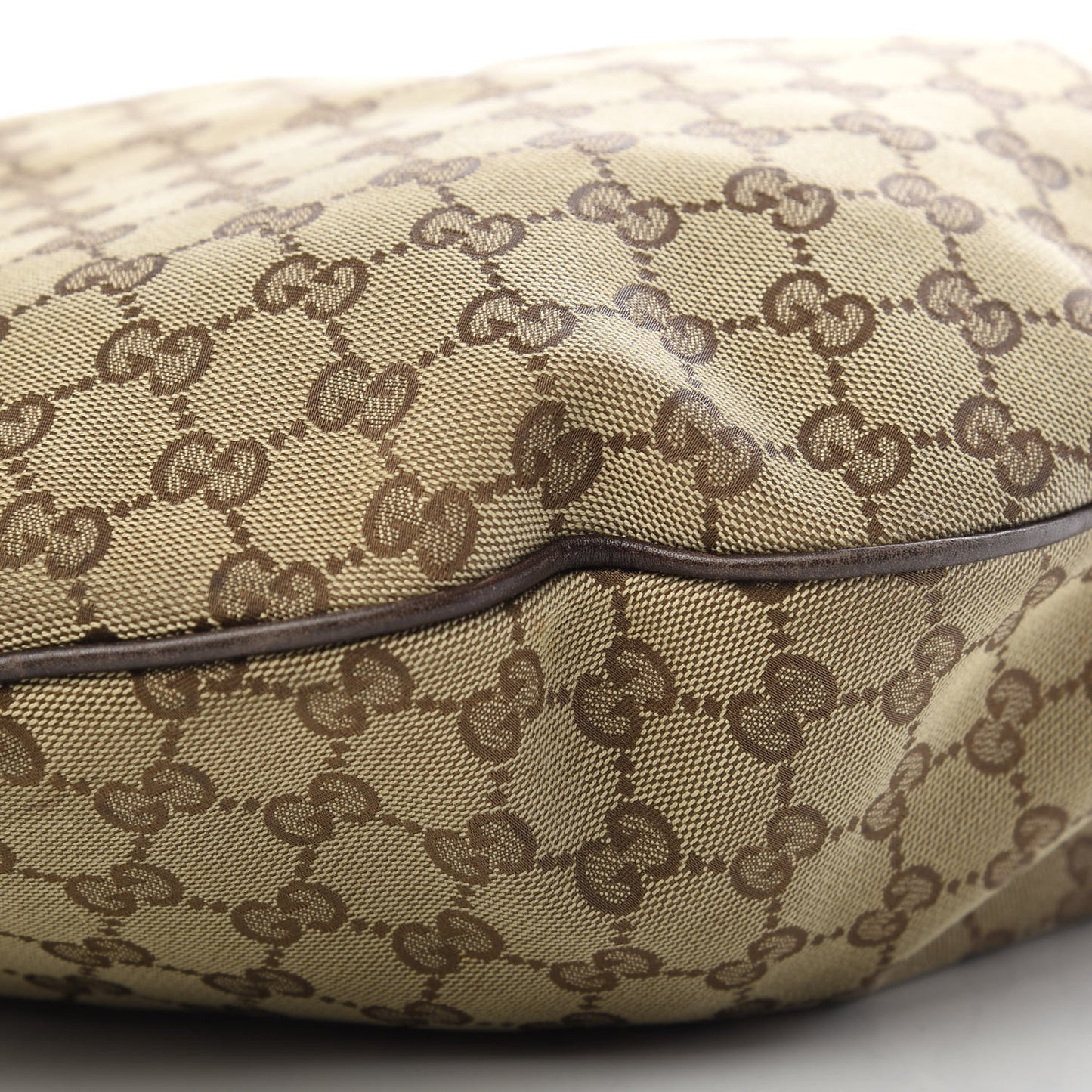 Monogram Large Wave Hobo Dark Brown