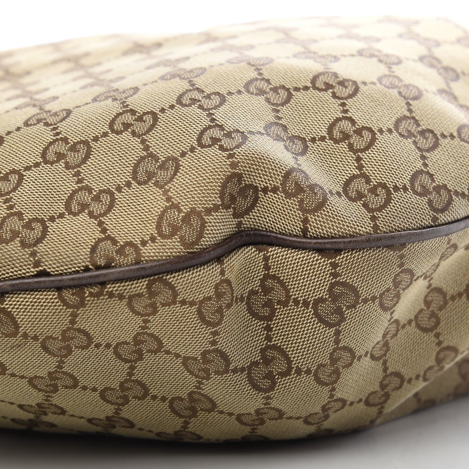 Gucci Monogram Large Wave Hobo Dark Brown 10 of 15