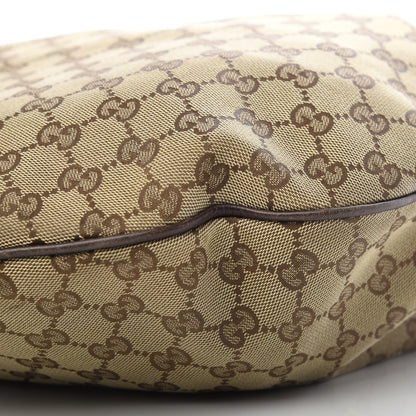Gucci Monogram Large Wave Hobo Dark Brown 10 of 15