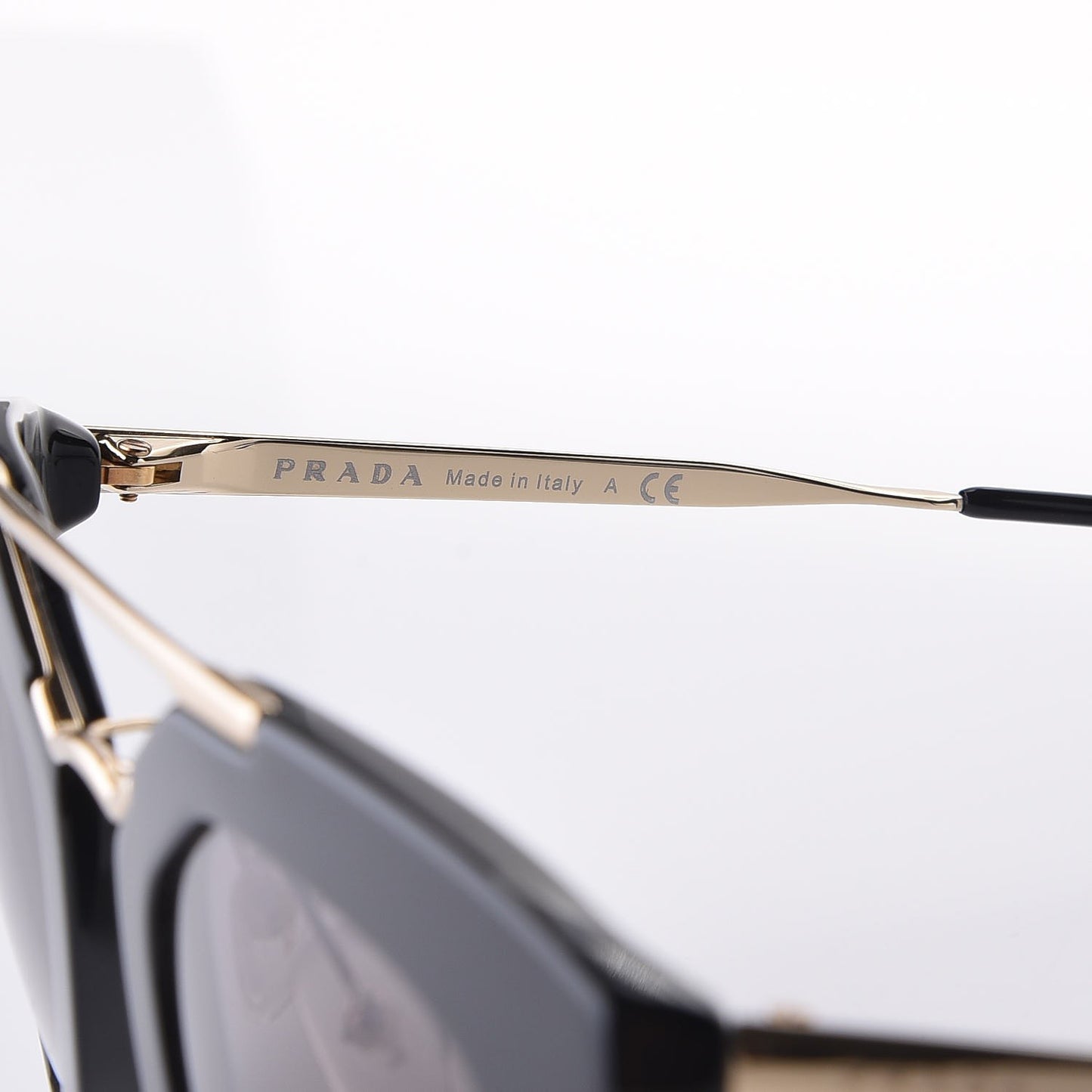Acetate Cinema Sunglasses SPR 09Q Black