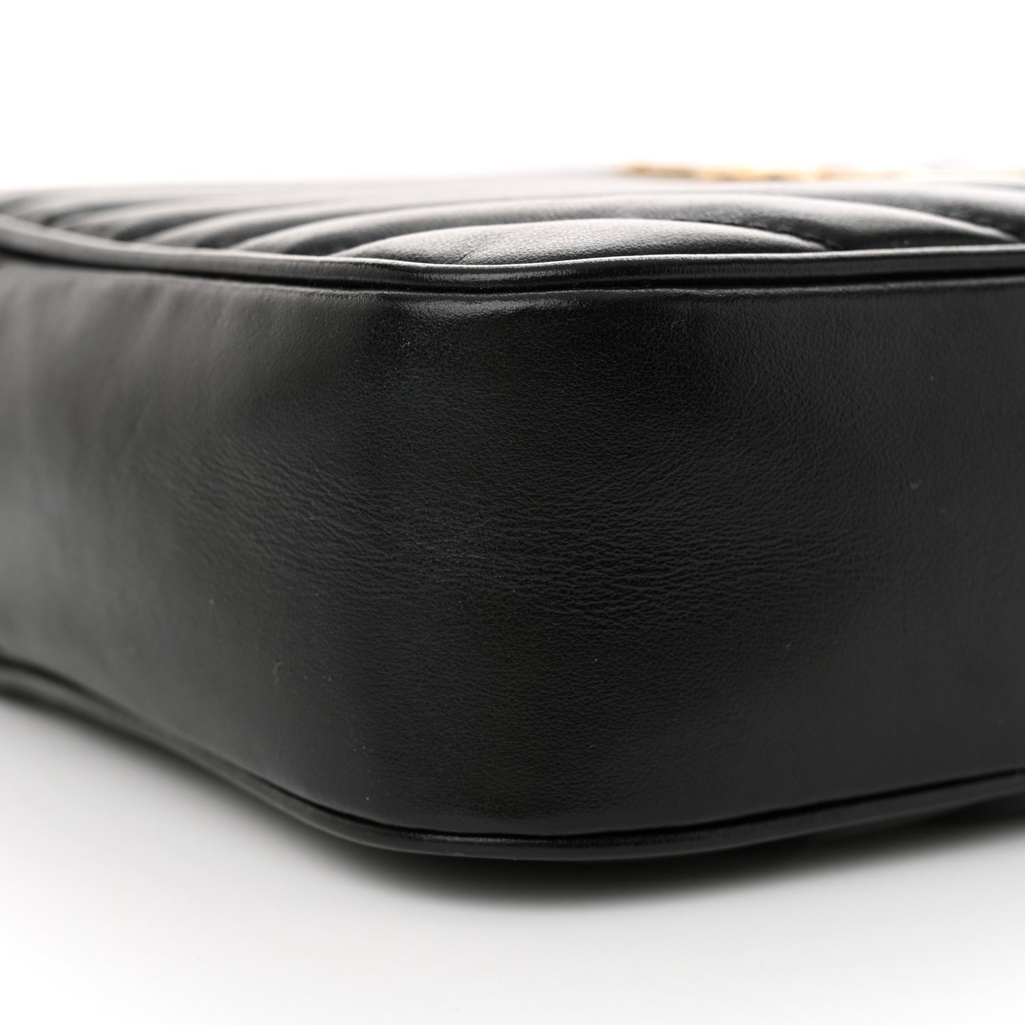 Calfskin Matelasse Monogram Lou Camera Bag Black