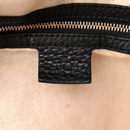 Gucci Pebbled Calfskin Large Soho Shoulder Bag Black 6 of 13