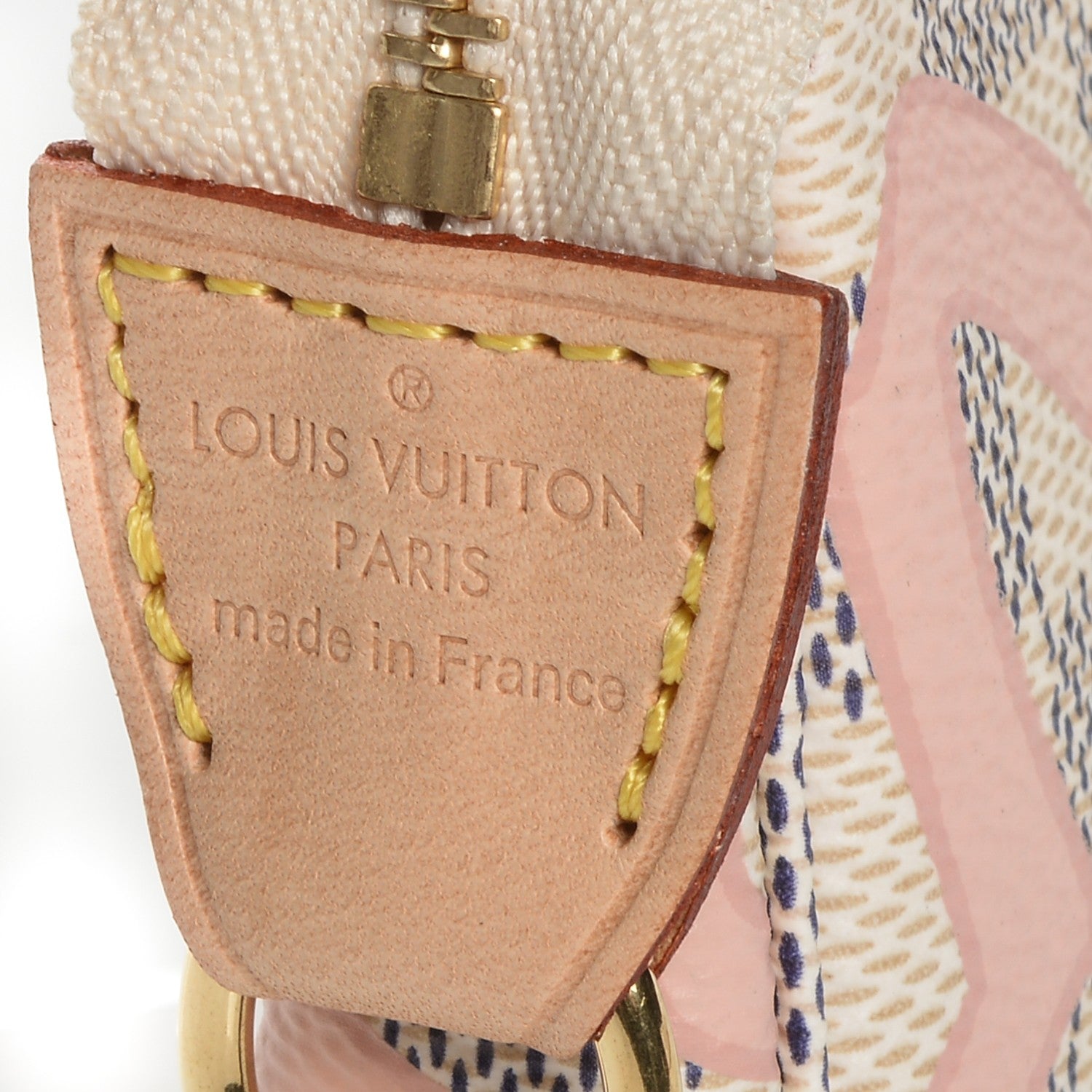 Louis Vuitton Damier Azur Tahitienne Mini Pochette Accessories 6 of 7