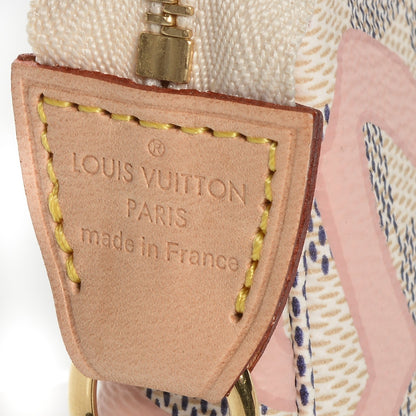 Louis Vuitton Damier Azur Tahitienne Mini Pochette Accessories 6 of 7