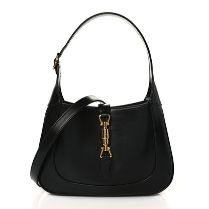 Gucci Boarded Dyana Lux Calfskin Small Jackie 1961 Hobo Black 1 of 10