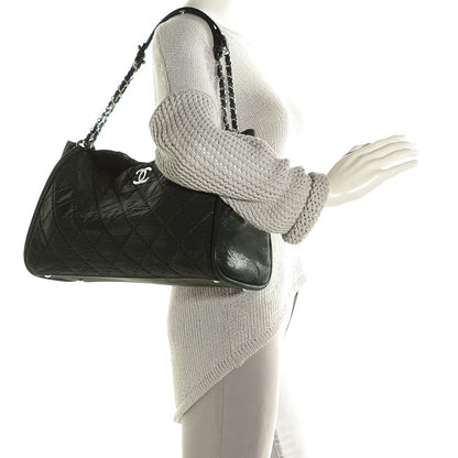Chanel Iridescent Calfskin Large Sea Hit Tote Black 2 of 7