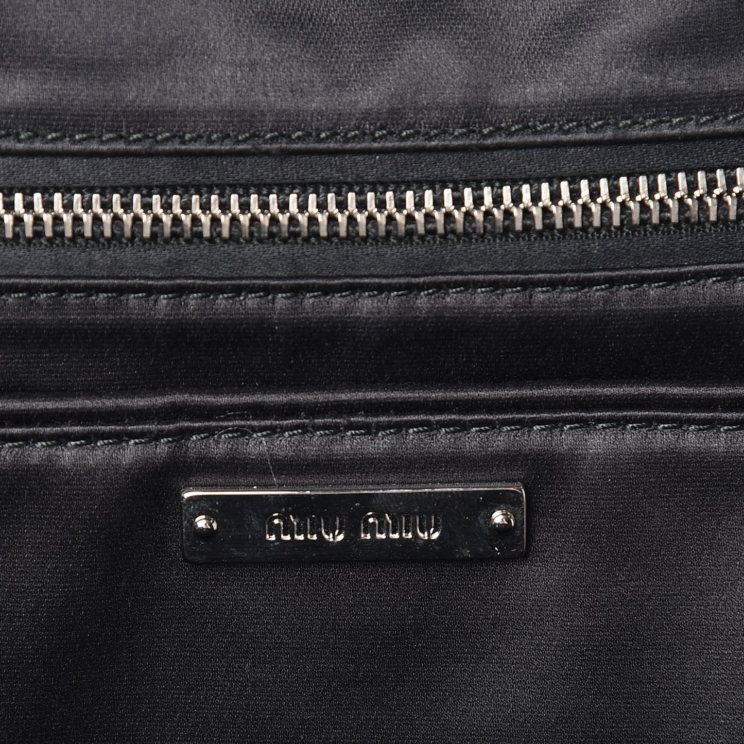 Nylon Satin Patches Bomber Backpack