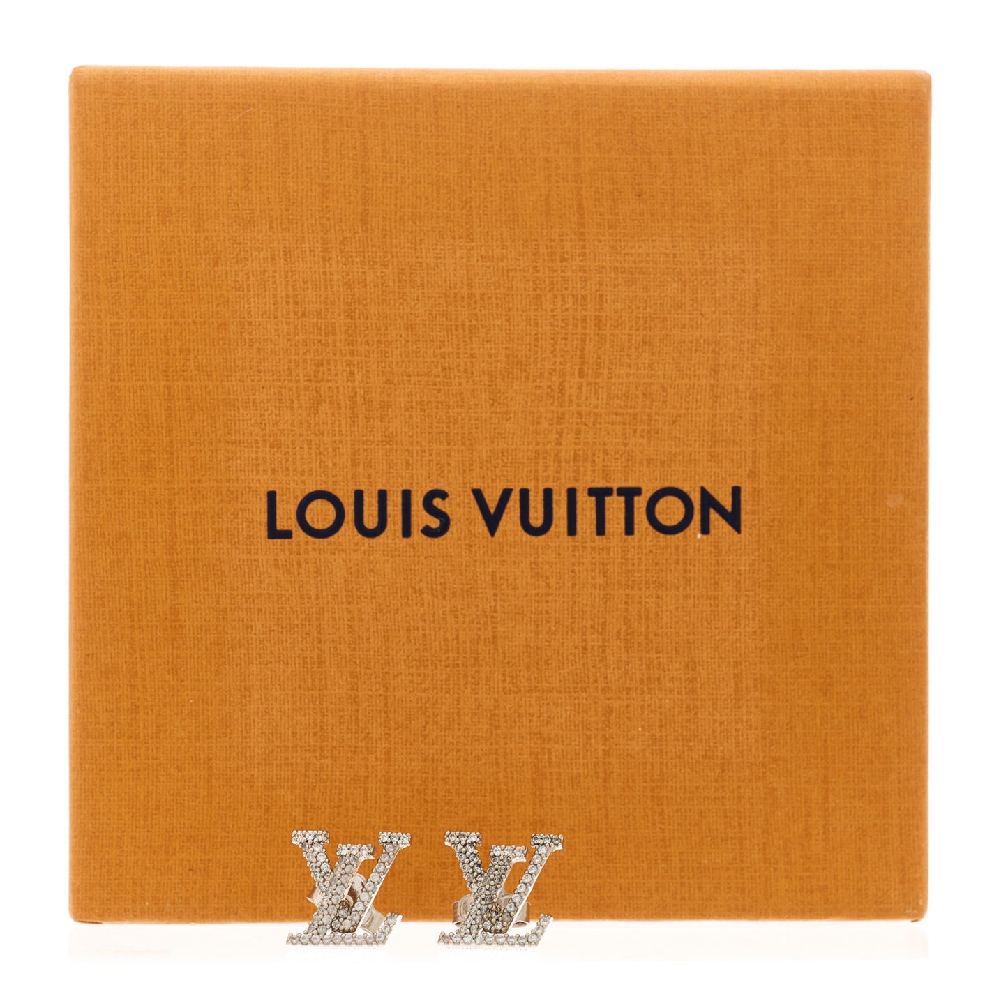 Crystal LV Iconic Earrings Silver