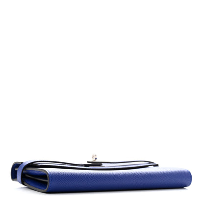 Hermes Epsom Kelly Longue Wallet Bleu Electrique 4 of 9