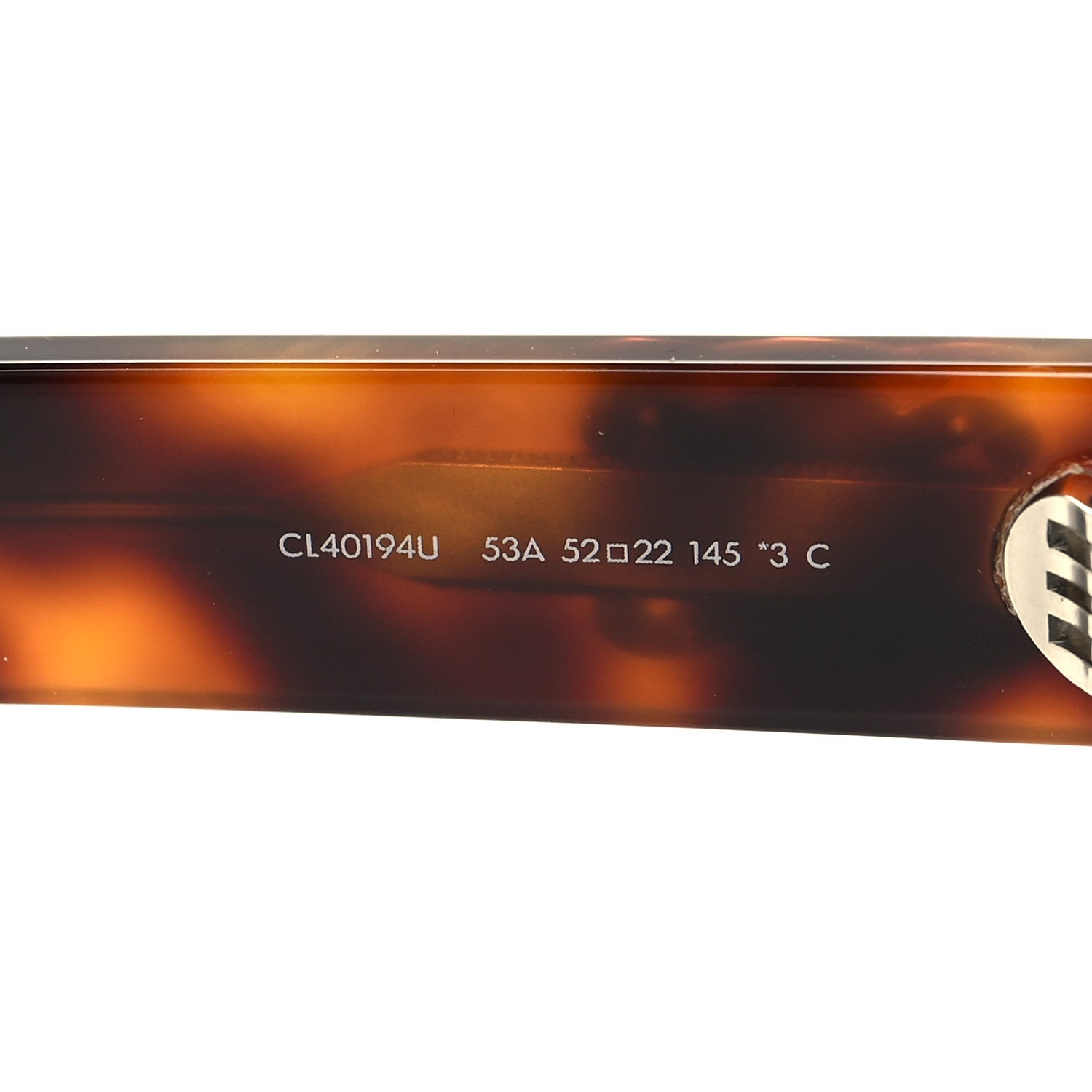 Celine Acetate Triomphe 01 Sunglasses CL 40194U Tortoise 6 of 8