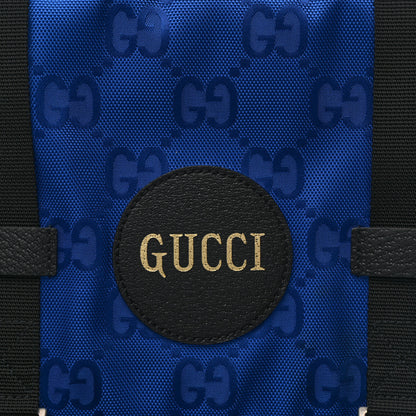Gucci Econyl Nylon Monogram Off The Grid Suitcase Guilted Blue Black 14 of 24