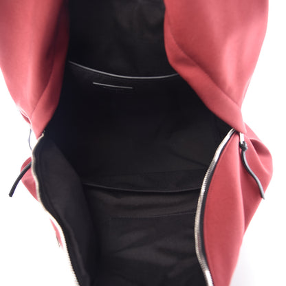 Saint Laurent Canvas Nylon Giant City Backpack Red 5 of 10