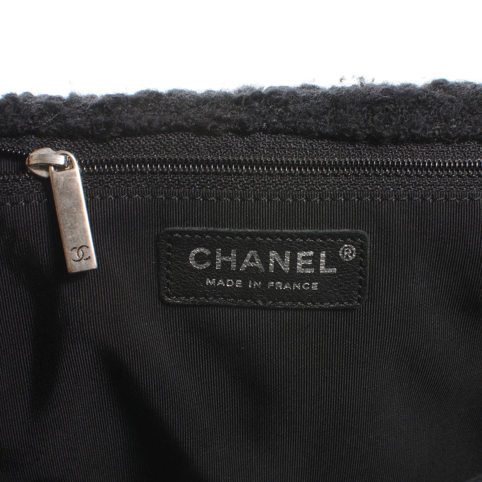 Chanel Tweed Easy Reissue XL Messenger Flap Black 6 of 8