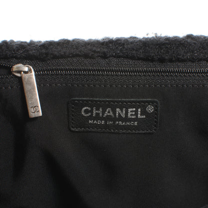Chanel Tweed Easy Reissue XL Messenger Flap Black 6 of 8