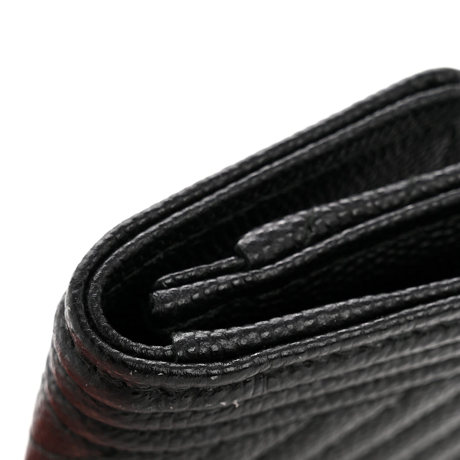 Chanel Caviar Chevron Quilted Boy Flap Card Holder Black 8 of 8