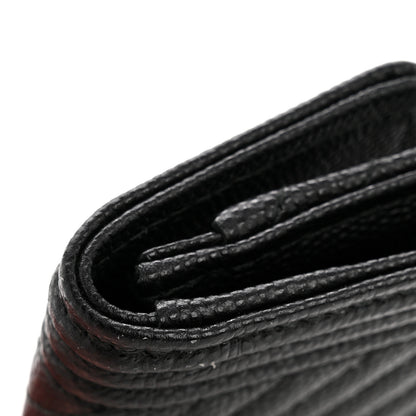 Chanel Caviar Chevron Quilted Boy Flap Card Holder Black 8 of 8