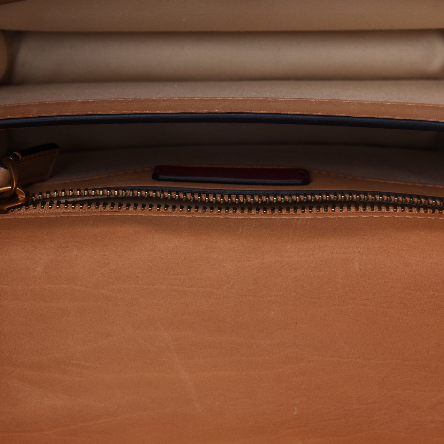 Valentino Garavani Calfskin Small Uptown Shoulder Bag Bright Cognac 5 of 11