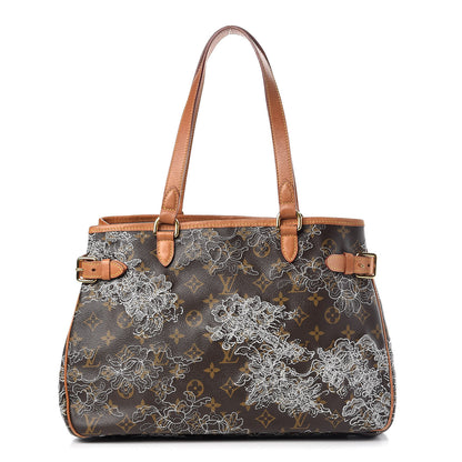 Louis Vuitton Monogram Dentelle Batignolles Horizontal Silver 1 of 12
