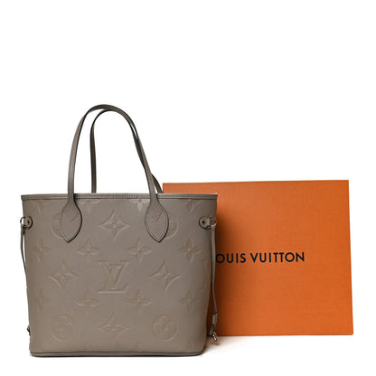 Louis Vuitton Empreinte Monogram Giant Neverfull MM Tourterelle 10 of 10