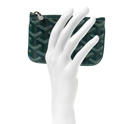 Goyard Goyardine Nano Senat Key Pouch Green 2 of 8