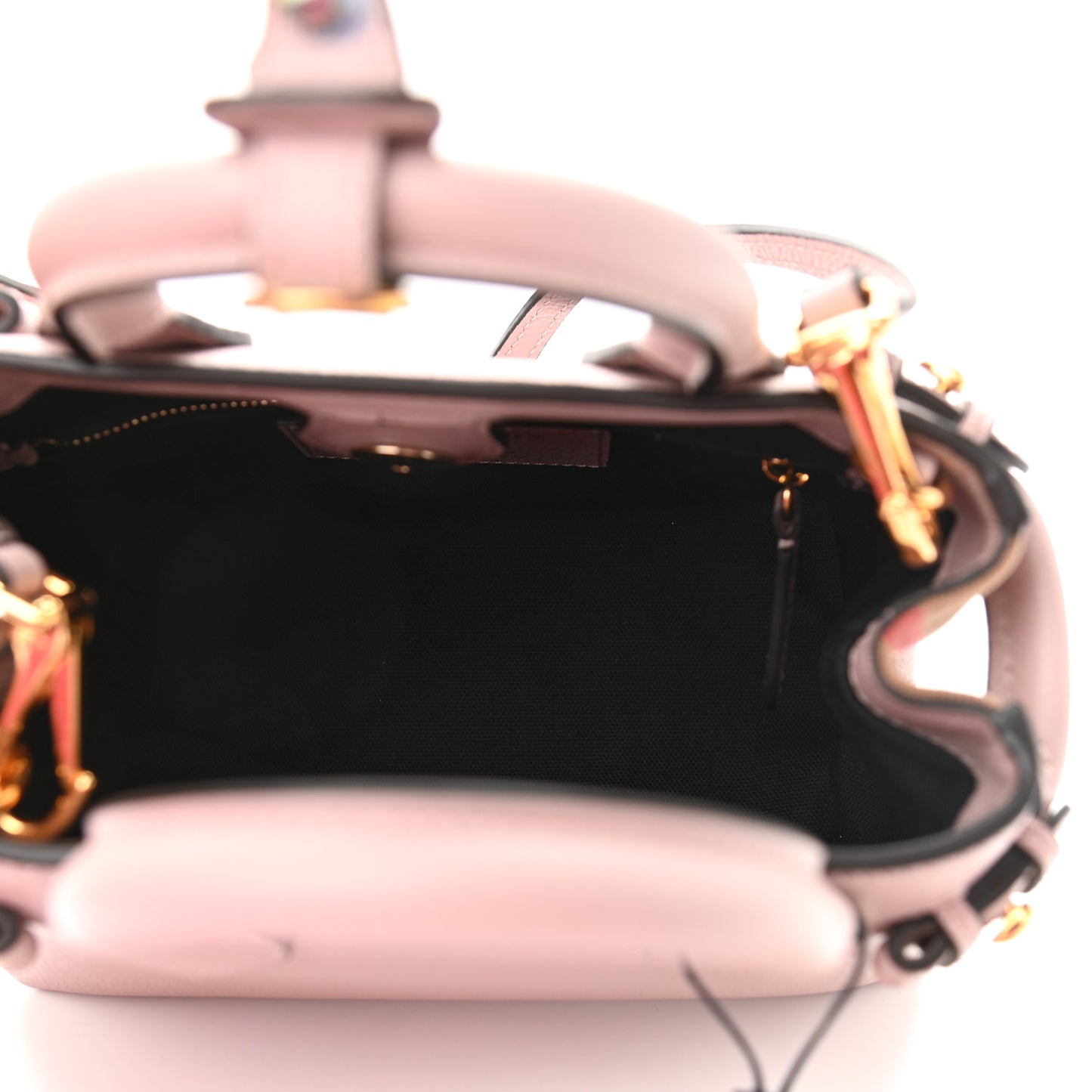 Grainy Calfskin House Check Baby Banner Tote Pale Orchid