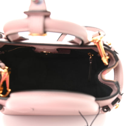 Burberry Grainy Calfskin House Check Baby Banner Tote Pale Orchid 5 of 10