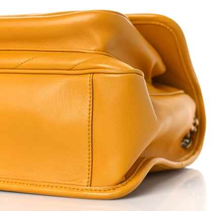 Saint Laurent Lambskin Matelasse Monogram Medium Niki Chain Satchel Yellow 9 of 9